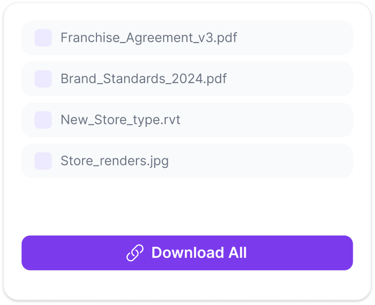 File list with Download All